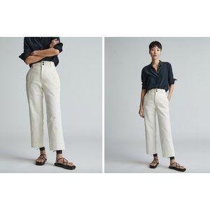 Everlane The Organic Straight Leg Pant Bone Size 6